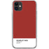 Scarlet Red iPhone 11 Clear Case