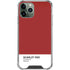Scarlet Red iPhone 11 Pro Max Clear Case