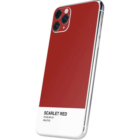 Scarlet Red iPhone 11 Pro Max Skin
