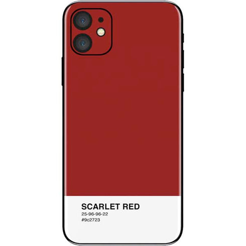 Scarlet Red iPhone 11 Skin