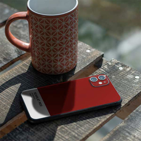 Scarlet Red iPhone 11 Skin