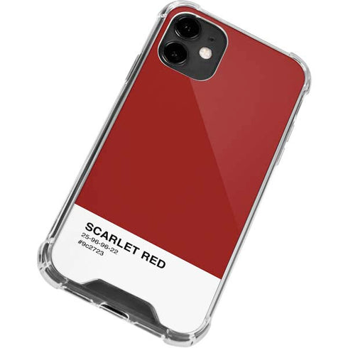 Scarlet Red iPhone 12 Clear Case