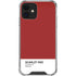 Scarlet Red iPhone 12 Mini Clear Case