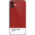 Scarlet Red iPhone 12 Mini Skin