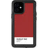Scarlet Red iPhone 12 Mini Waterproof Case