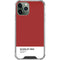 Scarlet Red iPhone 12 Pro Clear Case