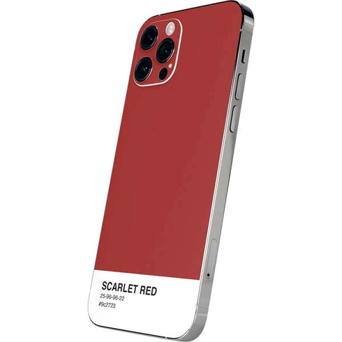 Scarlet Red iPhone 12 Pro Max Skin