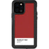 Scarlet Red iPhone 12 Pro Waterproof Case
