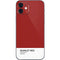 Scarlet Red iPhone 12 Skin