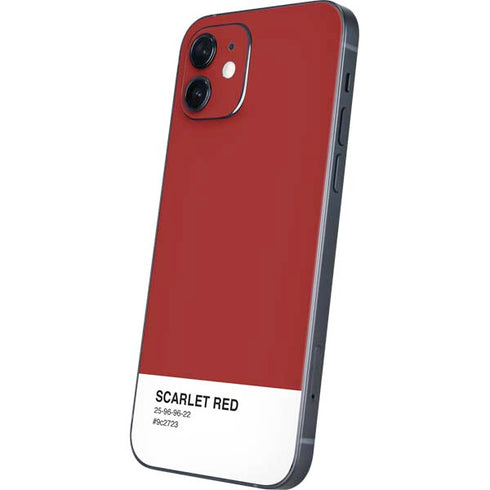 Scarlet Red iPhone 12 Skin