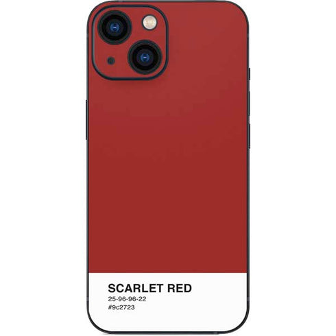 Scarlet Red iPhone 13 Mini Skin