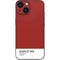 Scarlet Red iPhone 13 Mini Skin