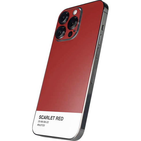 Scarlet Red iPhone 13 Pro Max Skin