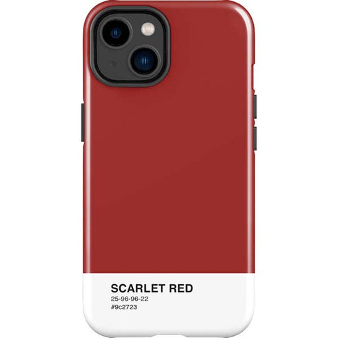 Scarlet Red iPhone 15 Plus Impact Case
