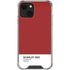 Scarlet Red iPhone 14 Plus Clear Case