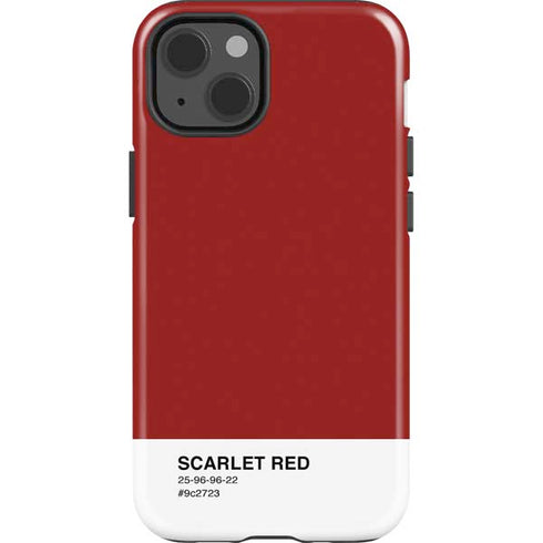 Scarlet Red iPhone 15 Impact Case