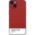 Scarlet Red iPhone 14 Plus Skin