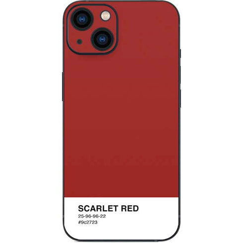 Scarlet Red iPhone 15 Plus Skin