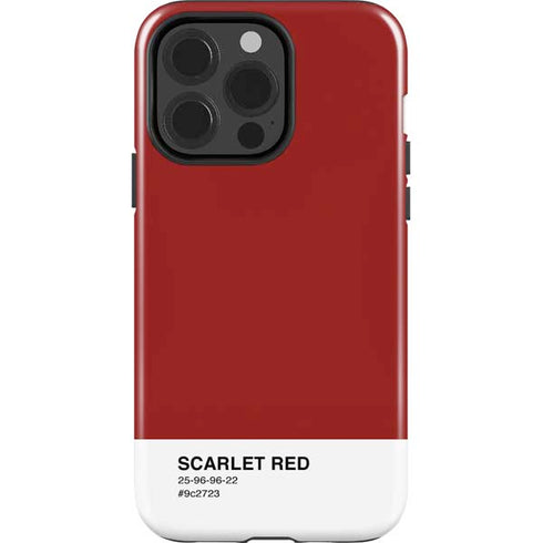 Scarlet Red iPhone 15 Pro Impact Case