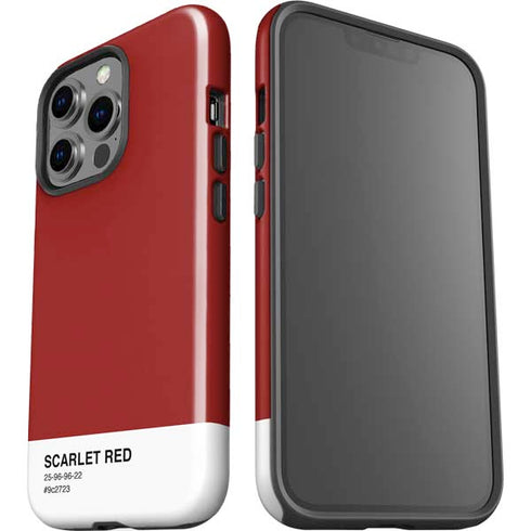 Scarlet Red iPhone 15 Pro Impact Case