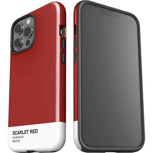 Scarlet Red iPhone 15 Pro Max Impact Case