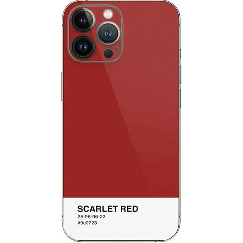 Scarlet Red iPhone 14 Pro Max Skin