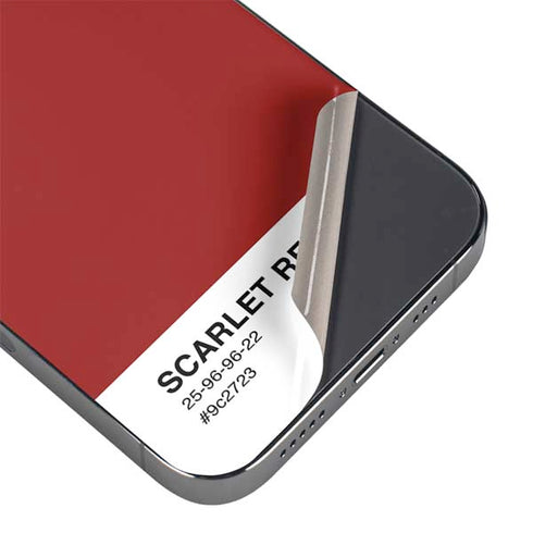 Scarlet Red iPhone 14 Pro Max Skin