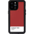 Scarlet Red iPhone 14 Pro Max Waterproof Case
