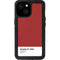 Scarlet Red iPhone 15 Waterproof Case