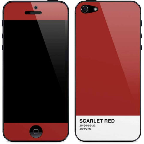 Scarlet Red iPhone 5/5s/5SE Skin