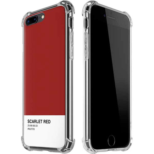 Scarlet Red iPhone 7/8 Plus Clear Case