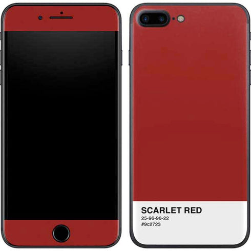 Scarlet Red iPhone 8 Plus Skin