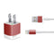 Scarlet Red iPhone Charger (5W USB) Skin
