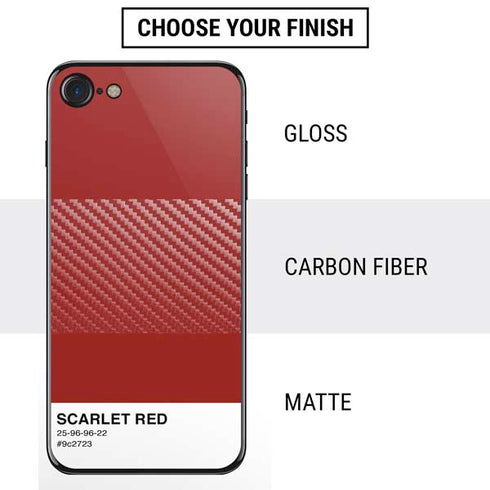 Scarlet Red iPhone SE (2nd & 3rd Gen) Skin