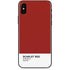 Scarlet Red iPhone X Skin