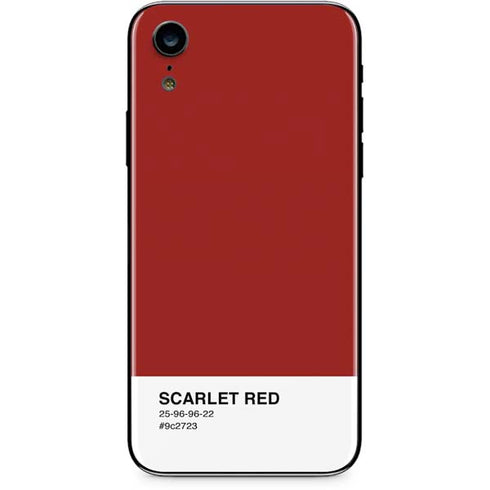 Scarlet Red iPhone XR Skin