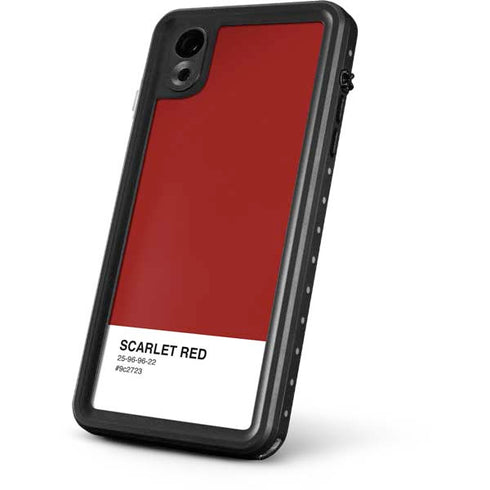 Scarlet Red iPhone XR Waterproof Case