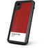 Scarlet Red iPhone XR Waterproof Case