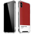 Scarlet Red iPhone XS Max Clear Case