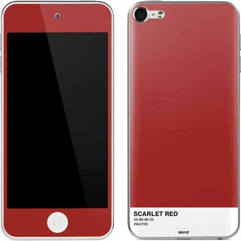 Scarlet Red Apple iPod Skin