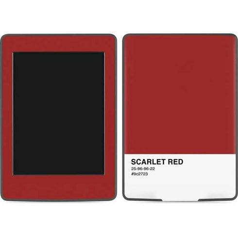 Scarlet Red Amazon Kindle Skin