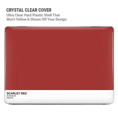 Scarlet Red MacBook Air 13in M1 (2021) Case plus Skin