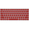 Scarlet Red Magic Keyboard Skin