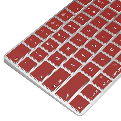 Scarlet Red Magic Keyboard Skin