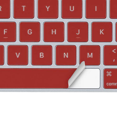 Scarlet Red Magic Keyboard Skin