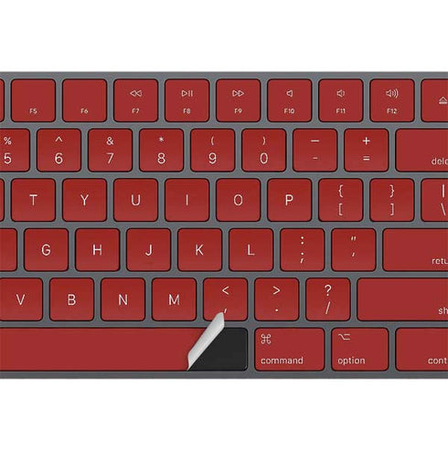 Scarlet Red Magic Keyboard with Numeric Keypad Skin