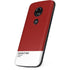 Scarlet Red Moto E5 Play Skin
