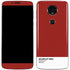 Scarlet Red Moto E5 Plus Skin