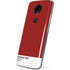 Scarlet Red Moto E5 Plus Skin