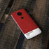 Scarlet Red Moto E5 Plus Skin
